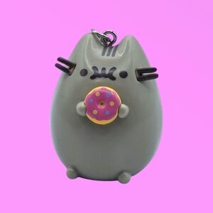 Pusheen the Cat Donut Keychain